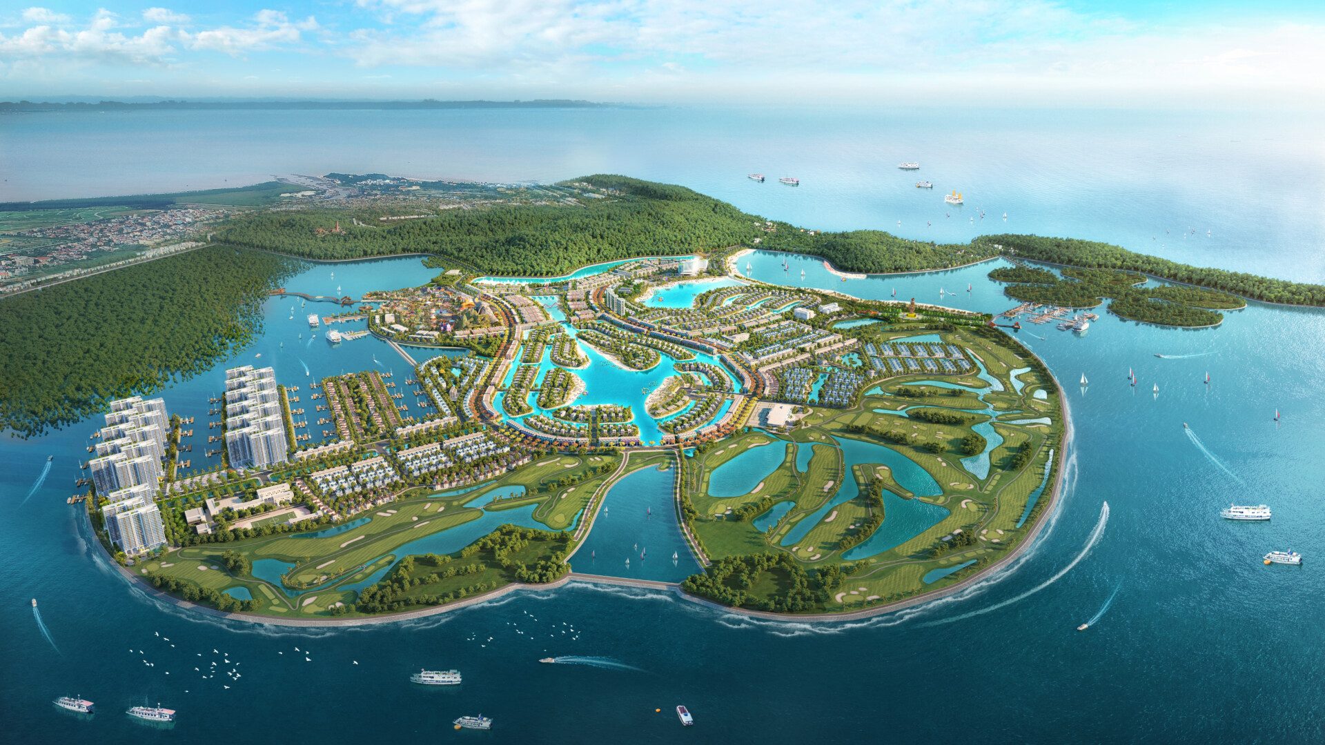 tổng thể dự án Dragon Ocean Đồ Sơn